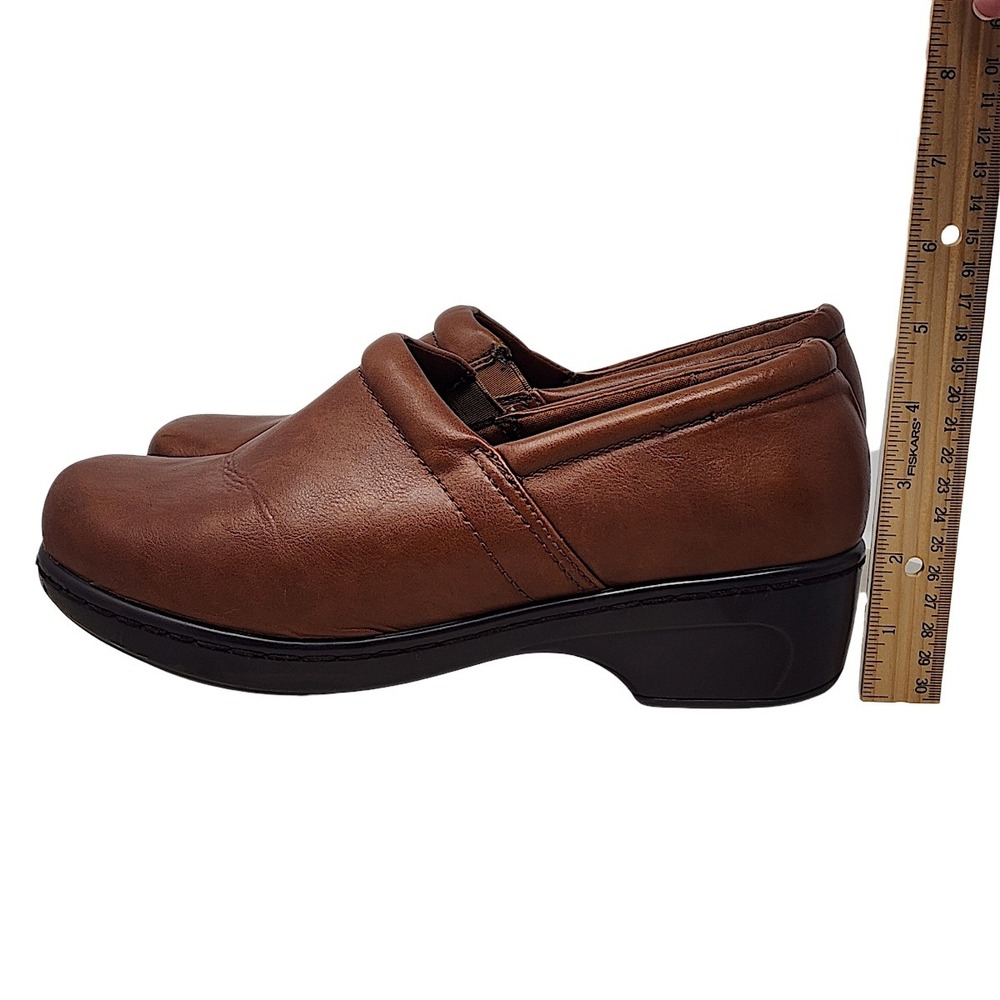 Cloudwalkers Clogs 11W Womens Barrow Brown Slip On Comfort Work Shoes Nursing - Picture 3 of 14
